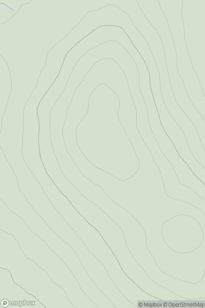 Thumbnail image for Cnoc an Ulbhaidh showing contour plot for surrounding peak