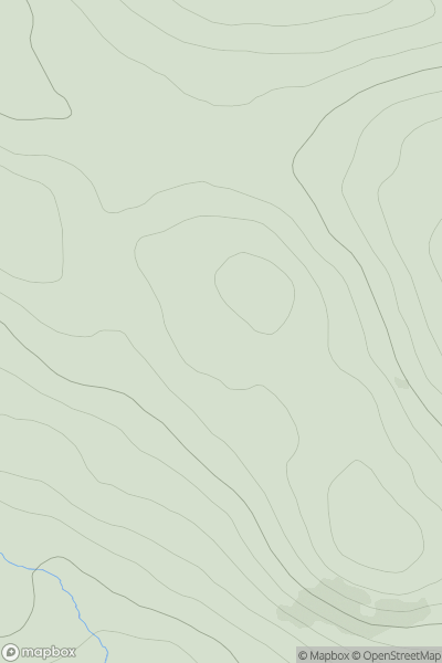 Thumbnail image for Cnoc Blar an Dubhaidh showing contour plot for surrounding peak