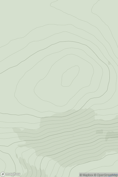 Thumbnail image for Cnoc a' Gharbh-leathaid showing contour plot for surrounding peak