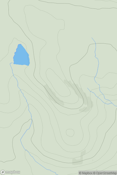 Thumbnail image for Cnoc an Locha showing contour plot for surrounding peak