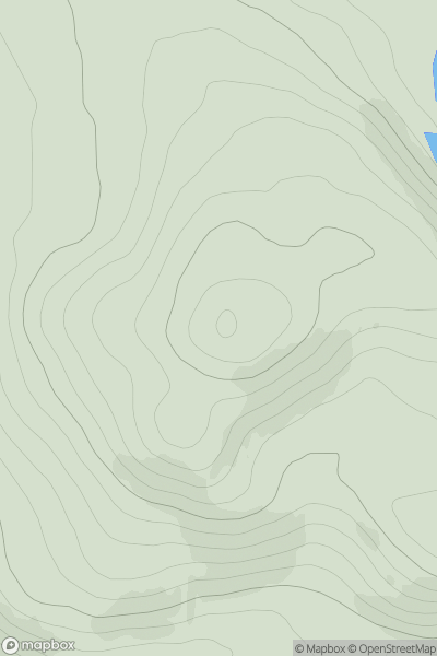 Thumbnail image for Aberscross Hill showing contour plot for surrounding peak