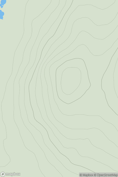 Thumbnail image for Cnoc Bothan Uisge-beatha showing contour plot for surrounding peak
