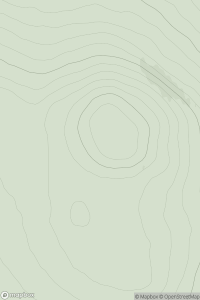 Thumbnail image for Meall an t-Socaich showing contour plot for surrounding peak