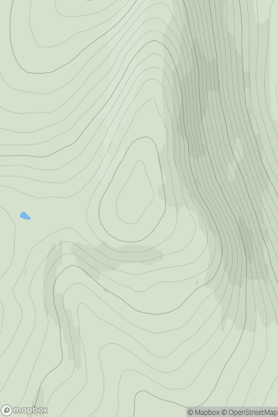 Thumbnail image for Creag Marail showing contour plot for surrounding peak