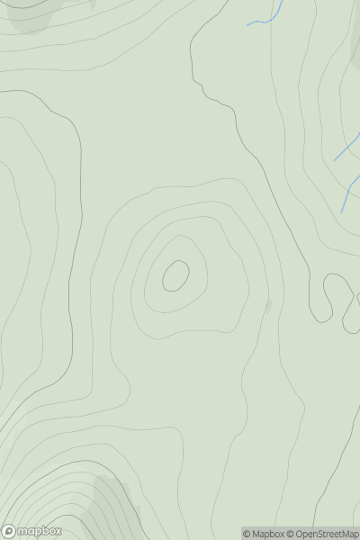 Thumbnail image for Meall nan Clach Ruadha North Top showing contour plot for surrounding peak