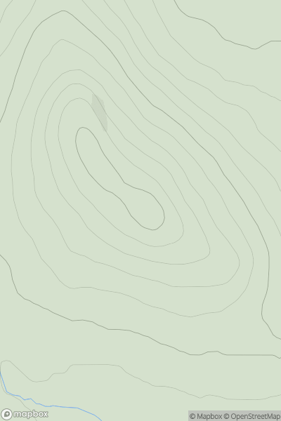 Thumbnail image for Cnoc Bad na Fainne showing contour plot for surrounding peak