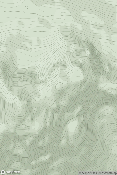 Thumbnail image for Stob a' Choire Liath Mhor showing contour plot for surrounding peak