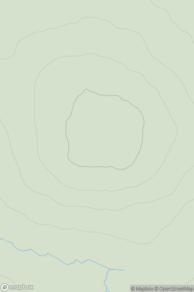 Thumbnail image for Cnoc Blarach showing contour plot for surrounding peak