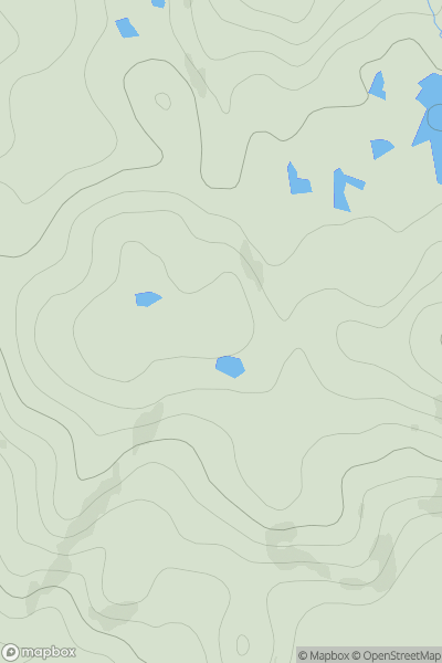 Thumbnail image for Cnoc Eiric showing contour plot for surrounding peak