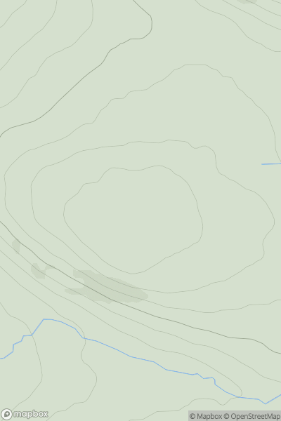 Thumbnail image for Cnoc na Moine Duibhe showing contour plot for surrounding peak