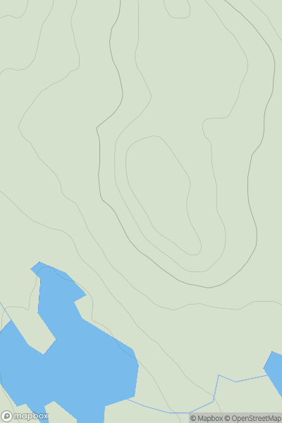 Thumbnail image for Garbh-chnoc nan Ealachan showing contour plot for surrounding peak