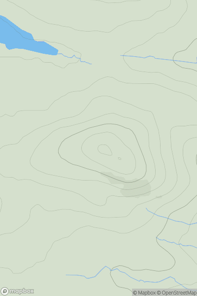 Thumbnail image for Creagan Asdale showing contour plot for surrounding peak