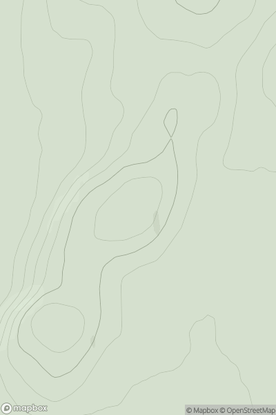 Thumbnail image for Creag nan Laogh showing contour plot for surrounding peak