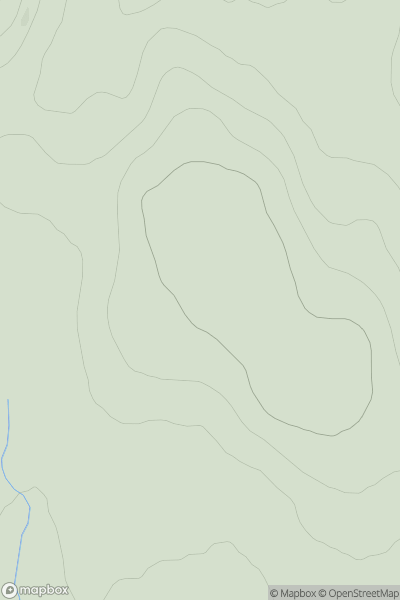 Thumbnail image for Cnoc Meala showing contour plot for surrounding peak