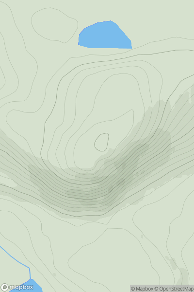 Thumbnail image for Mound Rock showing contour plot for surrounding peak