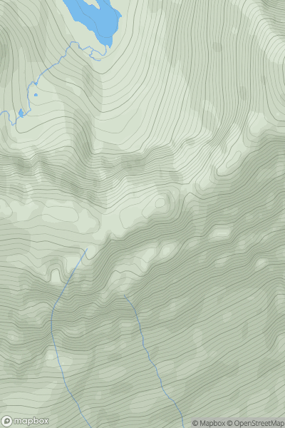 Thumbnail image for Am Fasarinen showing contour plot for surrounding peak