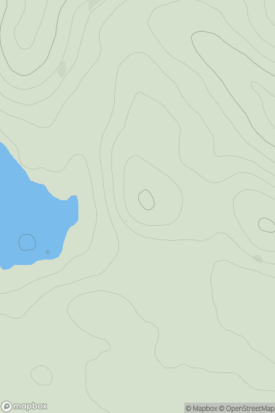 Thumbnail image for Creagan na Moine showing contour plot for surrounding peak