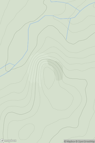 Thumbnail image for Cnoc Eilig showing contour plot for surrounding peak