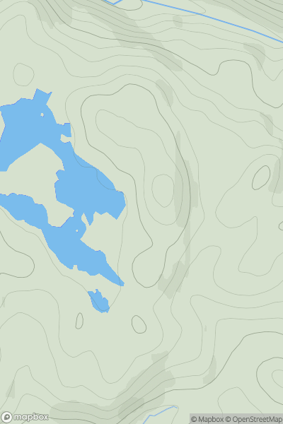 Thumbnail image for Cnoc Loch a' Chapuill showing contour plot for surrounding peak