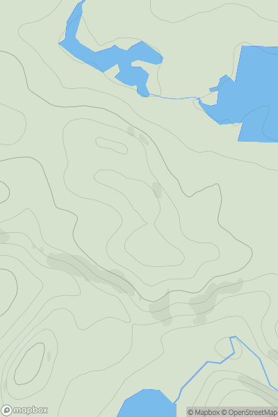 Thumbnail image for Cnoc Suileag showing contour plot for surrounding peak