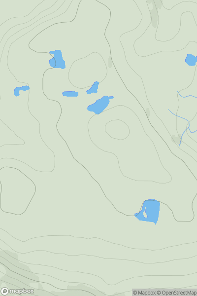 Thumbnail image for Lag na Saill showing contour plot for surrounding peak