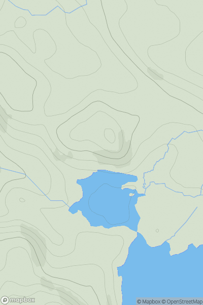 Thumbnail image for Cnoc an Ruighe Dhorcha showing contour plot for surrounding peak