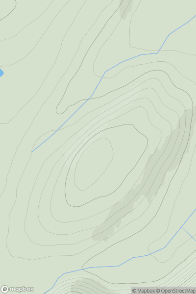 Thumbnail image for Cnoc Malmsgaig showing contour plot for surrounding peak