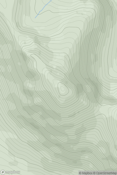 Thumbnail image for Baosbheinn showing contour plot for surrounding peak