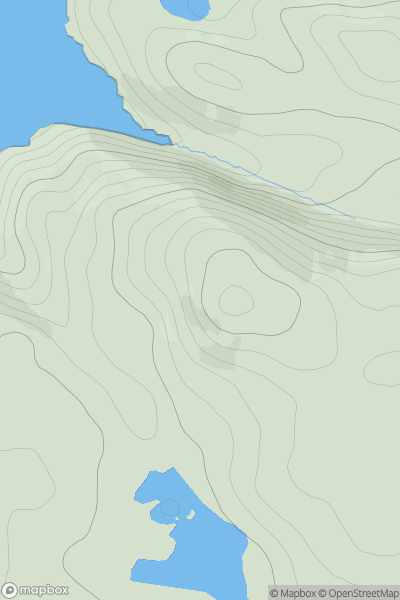 Thumbnail image for Cnoc na Cairidh showing contour plot for surrounding peak