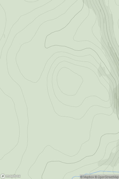 Thumbnail image for Cnoc Achnabourin showing contour plot for surrounding peak