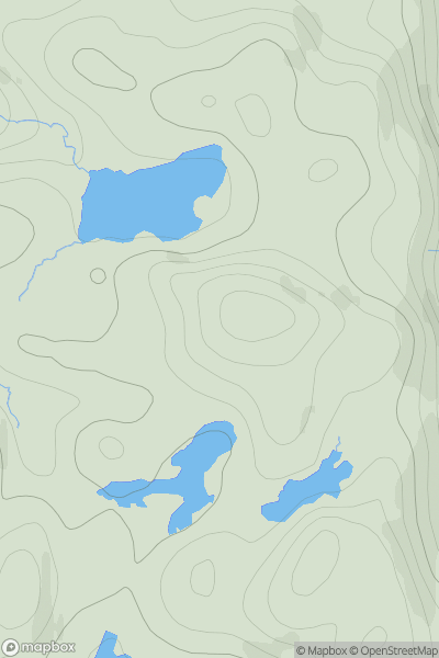 Thumbnail image for Falaisg Mhor showing contour plot for surrounding peak