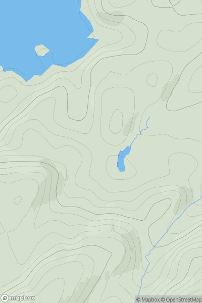 Thumbnail image for Torr a' Chail showing contour plot for surrounding peak