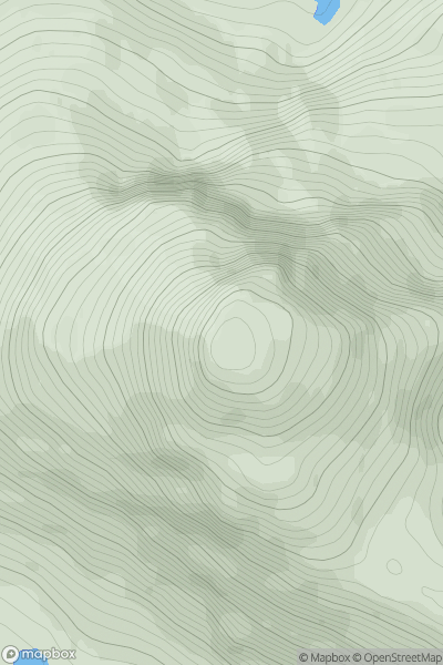 Thumbnail image for Maol Chean-dearg showing contour plot for surrounding peak