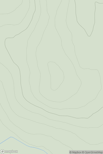 Thumbnail image for Hill of Shebster showing contour plot for surrounding peak
