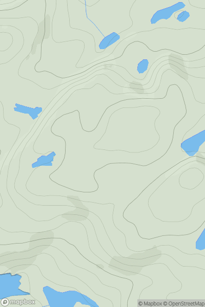 Thumbnail image for Cnoc Gorm Mor showing contour plot for surrounding peak