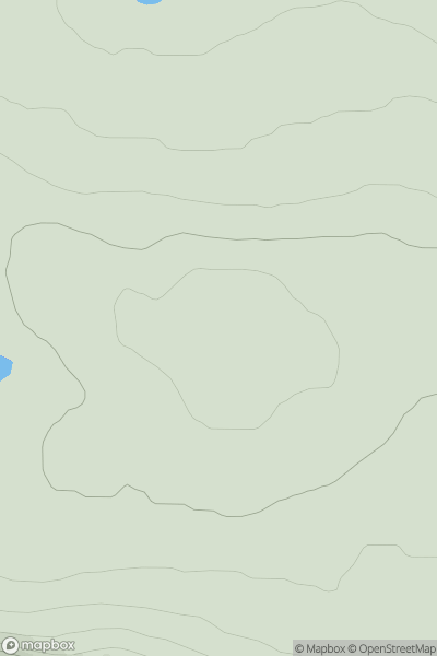 Thumbnail image for Dunnet Hill showing contour plot for surrounding peak