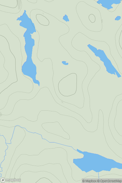 Thumbnail image for Cnoc Loch Bad na Labhairt showing contour plot for surrounding peak