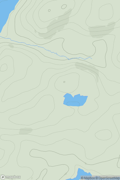 Thumbnail image for Cnoc Sloc a' Bhuilg showing contour plot for surrounding peak