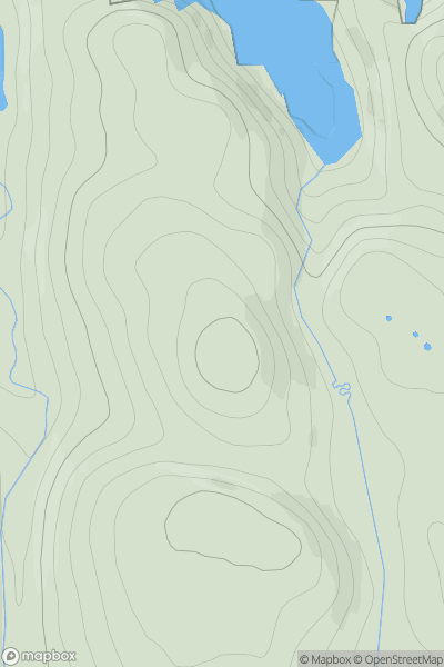 Thumbnail image for Carn Lamigo showing contour plot for surrounding peak