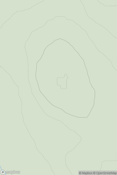 Thumbnail image for Backlass Hill showing contour plot for surrounding peak