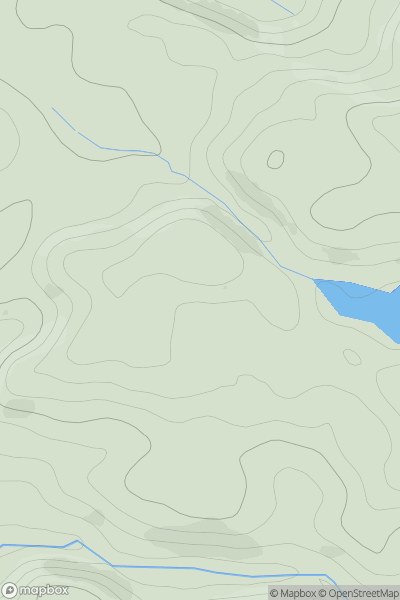 Thumbnail image for Cnoc a' Mhuilinn showing contour plot for surrounding peak