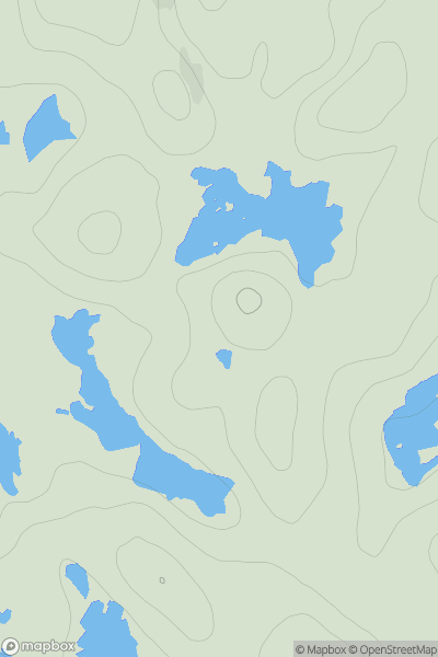 Thumbnail image for Achadh Mor showing contour plot for surrounding peak