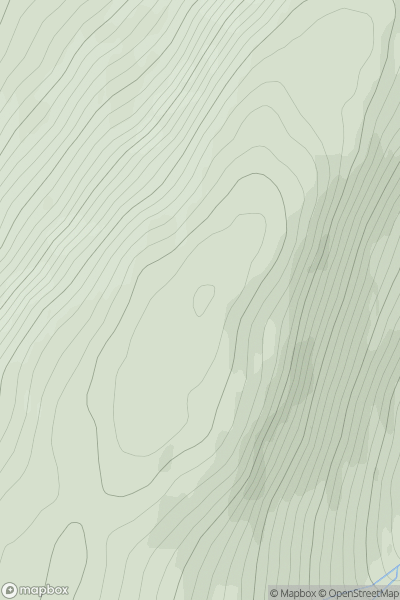 Thumbnail image for Carn Breac showing contour plot for surrounding peak