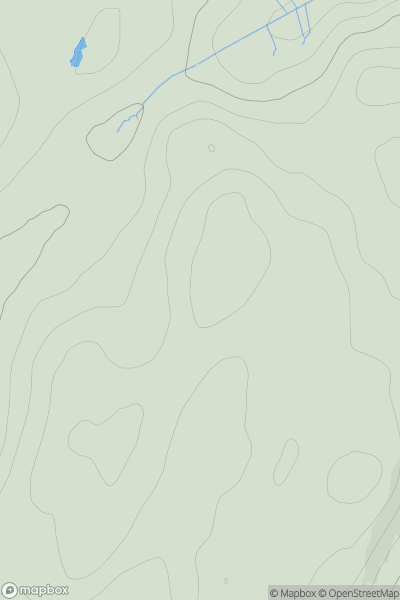Thumbnail image for Cnoc Ruigh a' Chairn showing contour plot for surrounding peak