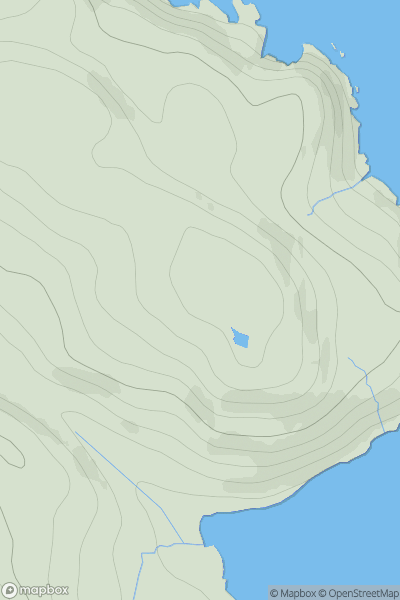 Thumbnail image for Aird Torrisdale showing contour plot for surrounding peak