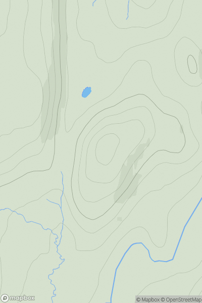 Thumbnail image for Meall Mor a' Bhealaich showing contour plot for surrounding peak